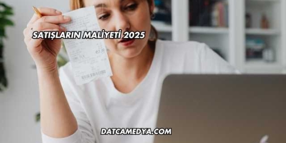 Satışların Maliyeti 2025