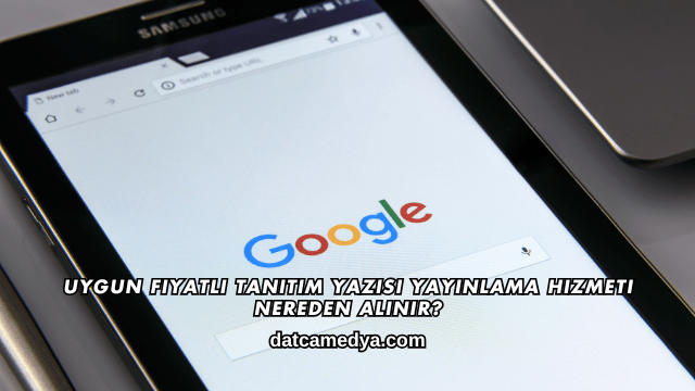 Uygun Fiyatlı Tanıtım Yazısı Yayınlama Hizmeti Nereden Alınır?