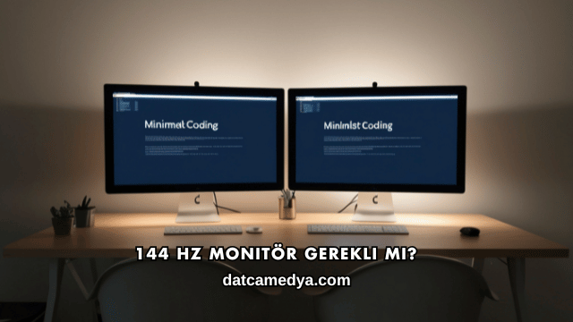 144 Hz Monitör Gerekli mi?