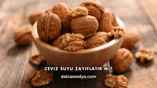 Ceviz Suyu Zayıflatır mı?
