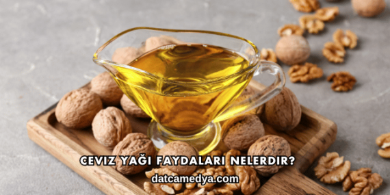 Ceviz Yağı Faydaları Nelerdir?