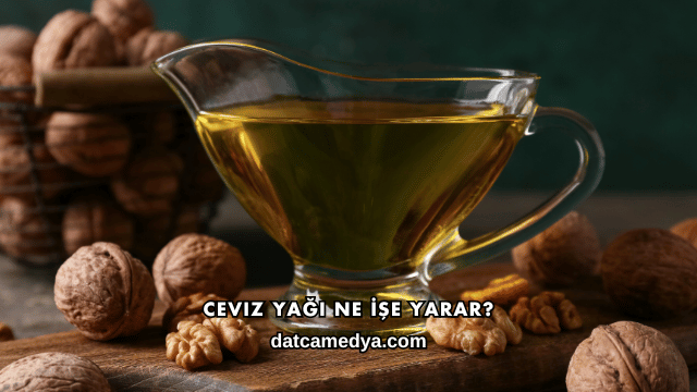 Ceviz Yağı Ne İşe Yarar?